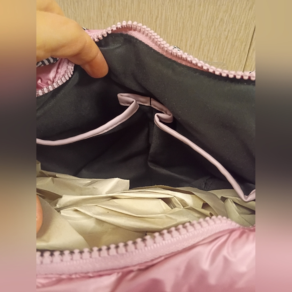 NWT Wildfox Puffer Pink Crossbody Purse Bag - Picture 10 of 10
